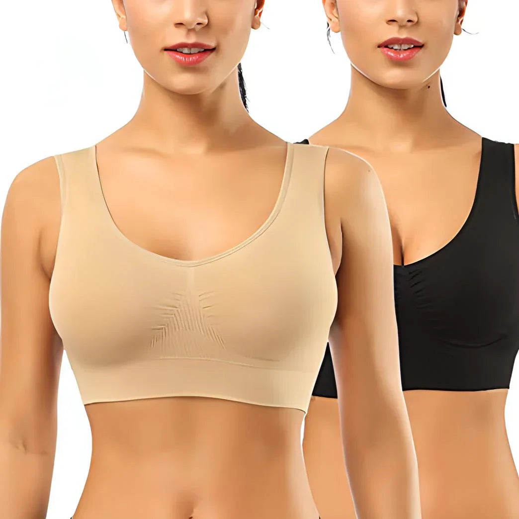 Buy 1 Get 1 Free Imported Soft Cotton Non Paded Bra