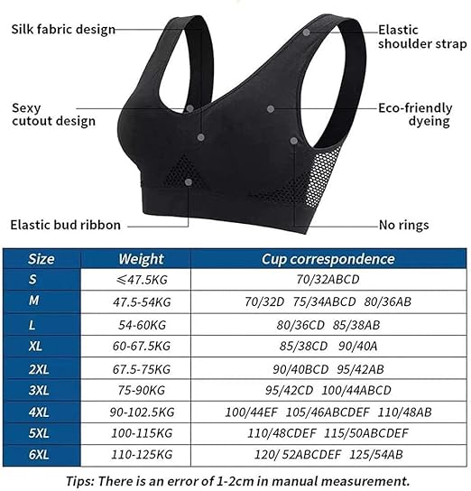 Buy 1 Get 2 Free – Breathable Cool Lift-Up Air Bra